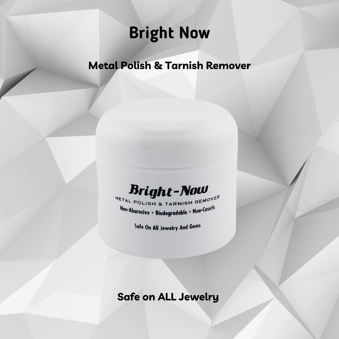 Bright Now Jewelry, Metal Polish and Tarnish Remover 2 Ounce Jar
